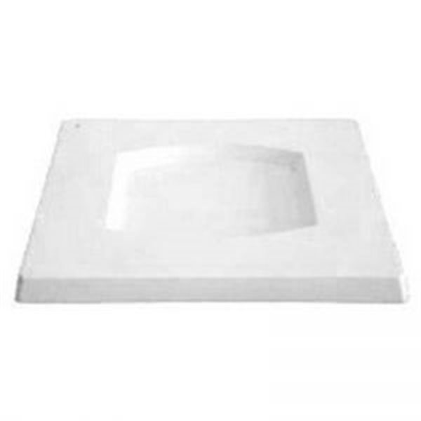 Square Platter Two Sides Curved - 28 x 28 x 1cm