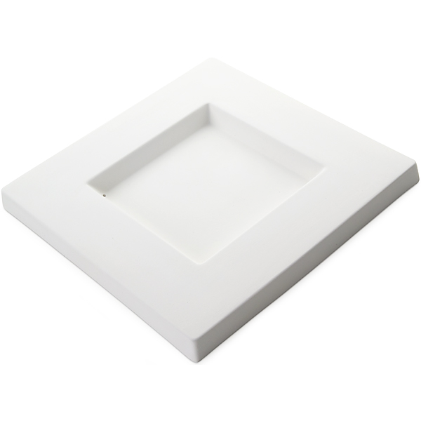 Square Platter - 24.5x24.5x2cm - Base: 12x12cm